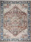 C192-RU-5X7.6-CN101 Gatlin Bohemian Rust 5 x 8 Area Rug