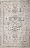 Zilla Southwestern Gray 4 x 6 Area Rug