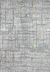 R130-GY-2.6X8-LC165 Noor Gray Wool 8 Foot Runner Rug