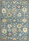 R131-TE-76X96-AL132 Novalie Floral Teal 8 x 10 Area Rug