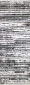 S176-IVGY-2.6X8-ALM215 Jaylah Ivory and Gray Wool 8 Foot Runner Rug