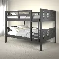 Mission Gray Full-over-Full Bunk Bed