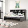 Gray Twin Bookcase Daybed