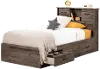 15133 Ulysses Brown Twin Bed and Headboard Set - South Shore
