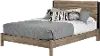 15137 Munich Weathered Oak Queen Platform Bed Set - South Shore