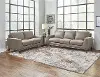 Sonoma Taupe Leather 2 Piece Sofa and Loveseat Set