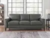 Harper Gray Leather Sofa - Amax Leather