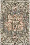 5606B Cyprus 8 x 11 Abstract Blue Indoor-Outdoor Rug