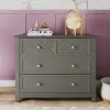 F01809.41 Atwood Lunar Gray 3-Drawer Dresser