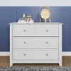 F01809.46 Atwood Matte White 3-Drawer Dresser