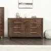 F03209.02 Kieran Toasted Chestnut 6-Drawer Dresser