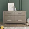 F03209.77 Kieran Crescent Gray 6-Drawer Dresser