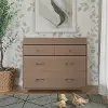 F03909.86 Soho Heather Brown 3 Drawer Dresser with Changing Table Top