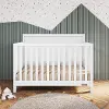 F30201.46 Orbit Matte White 4-in-1 Flat Top Convertible Crib