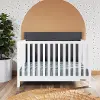 F30201.79 Orbit Black and White 4-in-1 Flat Top Convertible Crib