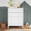 F00202.46 Orbit Matte White 4 Drawer Chest of Drawers