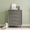 F03302.41 Cranbrook Lunar Gray 4-Drawer Chest of Drawers