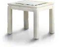 IDF-4238WH-E Kristof White End Table