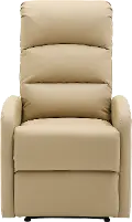 RCL-DORMI BG Dormi Beige Faux Leather Manual Recliner