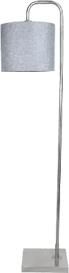 FL62-ABEL-DBL NIGY Abel Silver Arched Floor Lamp