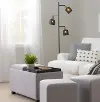 FL66-TRESCNS-WPL OBCU Tres Rubbed Bronze Can-Style Floor Lamp
