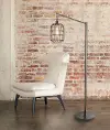 FL67-INDY-DBL GY Indy Slate Gray Wire Floor Lamp