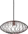 PL7-LINX-WPL CU Linx Oval Antique Copper Pendant Lamp