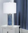 TL23-SPYRO-RBW BUW Spyro Bijou Blue Ceramic Table Lamp