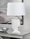 TL26-ELSA-DBL K9W Elsa Clear Crystal Table Lamp