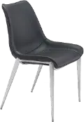 Magnus Black Dining Room Chair, Set of 2
