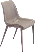 Magnus Gray and Walnut Dining Chair, Set of 2