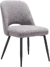 Teddy Gray Dining Chair, Set of 2