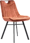 Tyler Brown Velvet Dining Chair, Set of 2