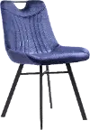Tyler Blue Velvet Dining Chair, Set of 2