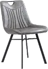 Tyler Gray Velvet Dining Chair, Set of 2