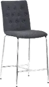 Uppsala Graphite Counter Height Stool, Set of 2