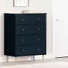 14203 Dylane Navy Blue 5-Drawer Chest of Drawers - South Shore