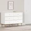 14763 Dylane White 6-Drawer Dresser - South Shore