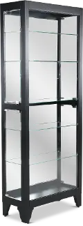 Onyx Black Display Cabinet