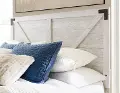 Shawton Whitewash Full Headboard