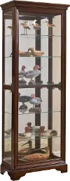 Pulaski Cherry Curio Cabinet