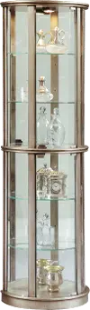 Silver Platinum Rounded Curio