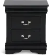 Louis Black Nightstand