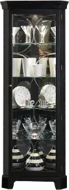 Oxford Black Corner Curio Cabinet