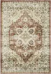 Sumter 2 x 3 Red and Ivory Washable Rug