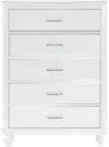 Aria White Chest of Drawers