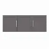 Camberly Framed Graphite Gray 54 Wall Cabinet
