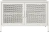 Sunset District White Metal 2-Door Storage Cabinet