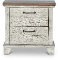 Bear Creek White Nightstand