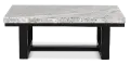 Luca Black and Gray Marble Coffee Table